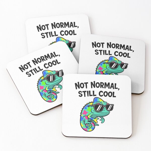 Item preview, Not Normal Still Cool Funny Chameleon Shirt | Weird Humor designed and sold by MotivaChic.