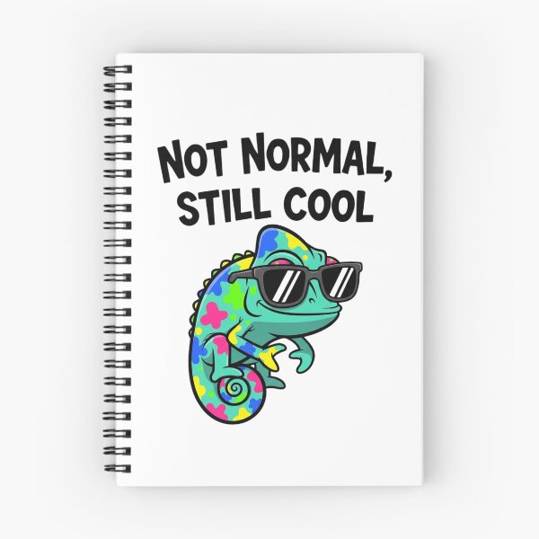 Item preview, Not Normal Still Cool Funny Chameleon Shirt | Weird Humor designed and sold by MotivaChic.