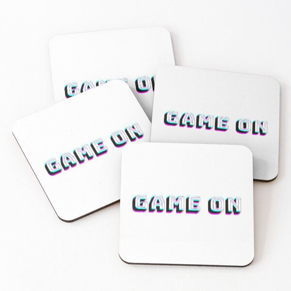 Item preview, Game on, Playful Motivation Quote designed and sold by CosmicCutouts.
