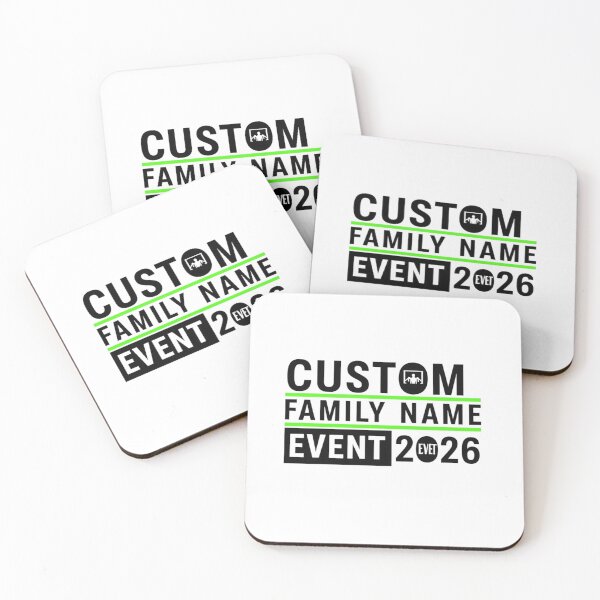 Item preview, Custom Family Name T-Shirt - Personalized Event 2026 Matching Tee with Logo Icon designed and sold by mo-carnival.