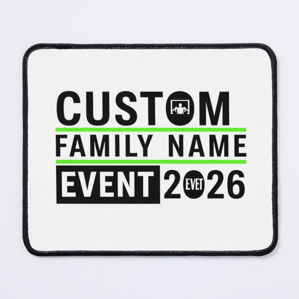 Item preview, Custom Family Name T-Shirt - Personalized Event 2026 Matching Tee with Logo Icon designed and sold by mo-carnival.