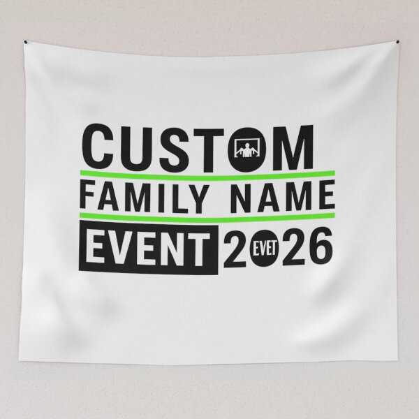 Item preview, Custom Family Name T-Shirt - Personalized Event 2026 Matching Tee with Logo Icon designed and sold by mo-carnival.