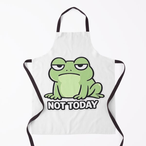 Item preview, Lazy Mood Frog - Not Today Social Battery designed and sold by luxurytoushes.