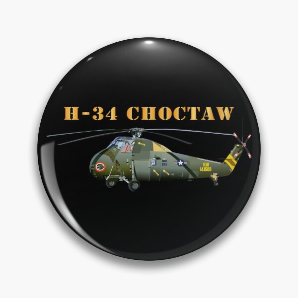 Item preview, H-34 Choctaw with Txt X 300 designed and sold by Military Insignia Products.