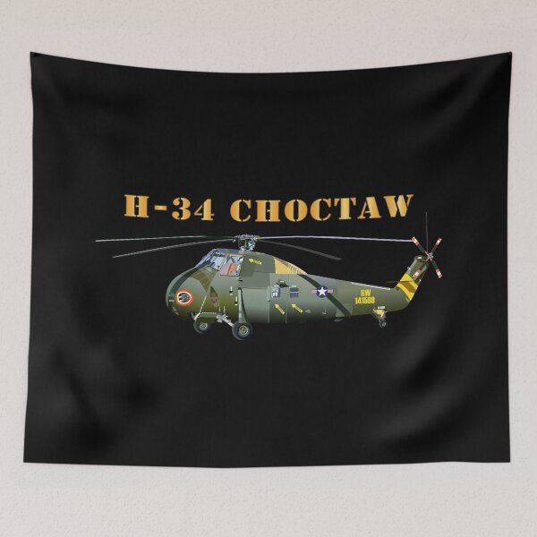 Item preview, H-34 Choctaw with Txt X 300 designed and sold by Military Insignia Products.