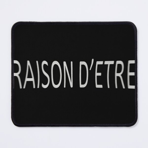 Item preview, “REASON FOR BEING” – French Typography & Philosophical Expression designed and sold by Alan-David.