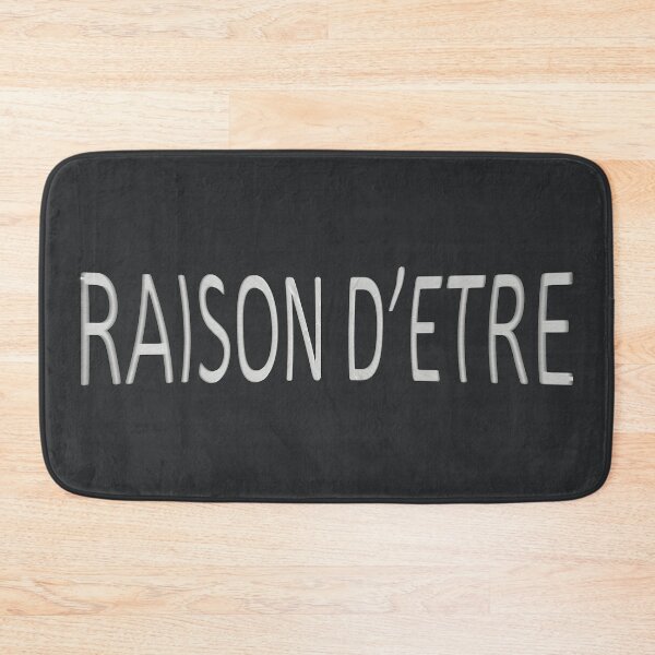 Item preview, “REASON FOR BEING” – French Typography & Philosophical Expression designed and sold by Alan-David.