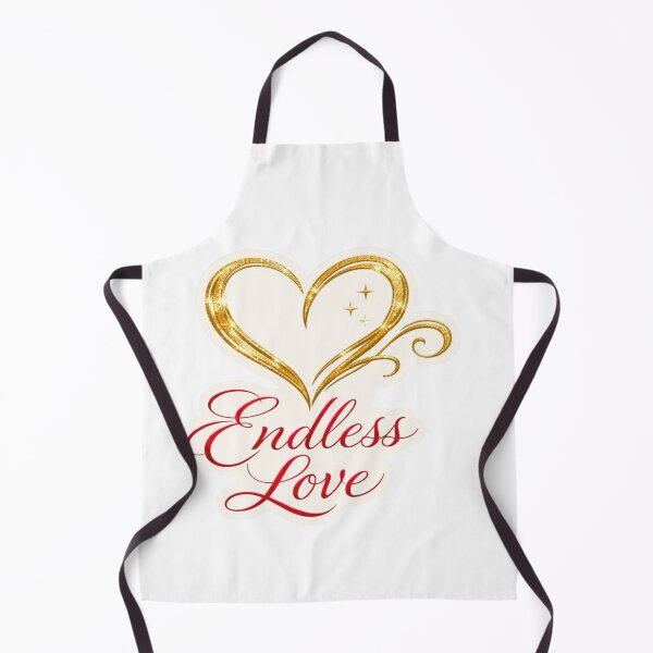 Item preview, Endless Love Gold Heart Script designed and sold by lorand-designs.