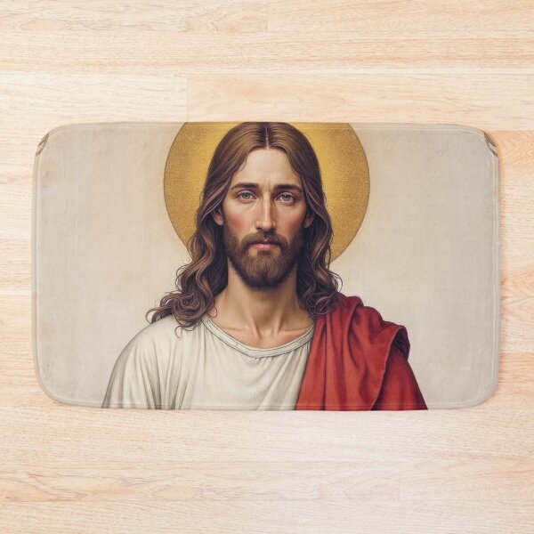 Item preview, Jesus Christ Portrait with Ornate Border - Renaissance-Inspired Sacred Artwork designed and sold by Pastor Reeves Studio.