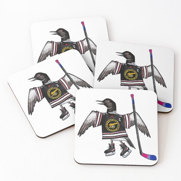 Item preview, Heated Rivalry Ilya Rozanov Hockey Loon - Stupid Canadian Wolf Bird, Boston Raiders, Bisexual Pride Tape, Hockey Romance designed and sold by RosefinchArt.