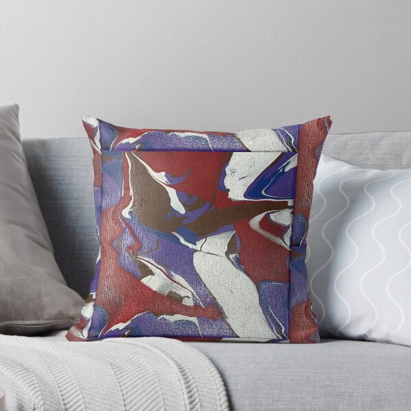 Item preview, Abstract Painting Silver,purple,red and brown designed and sold by Colorsoflove613.