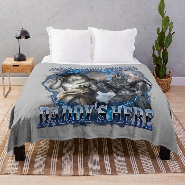Item preview, Don't Worry Kitten Daddy's Here Alpha Wolf Male Meme designed and sold by mjohnson9.