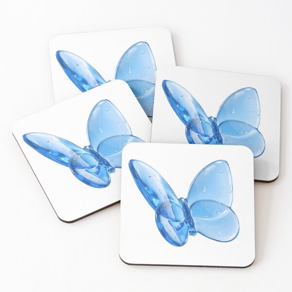 Item preview, Frutiger Aero Crystal Butterfly 3D Glossy Icon designed and sold by NostalgiaOS.
