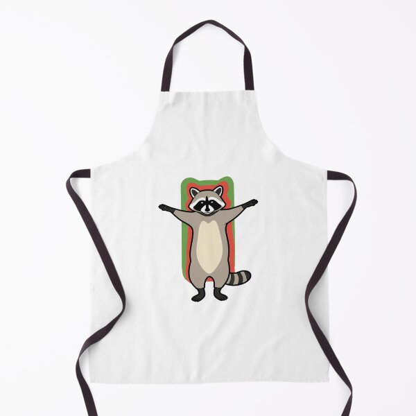 Item preview, Dabbing Raccoon Cute Cartoon Retro Outline Illustration designed and sold by JEFDodsonArt.
