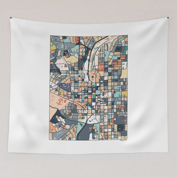 Item preview, Raleigh North Carolina Abstract Art designed and sold by parmarmedia.