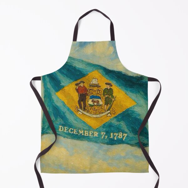 Item preview, Delaware State Flag designed and sold by TinCatOutPost.