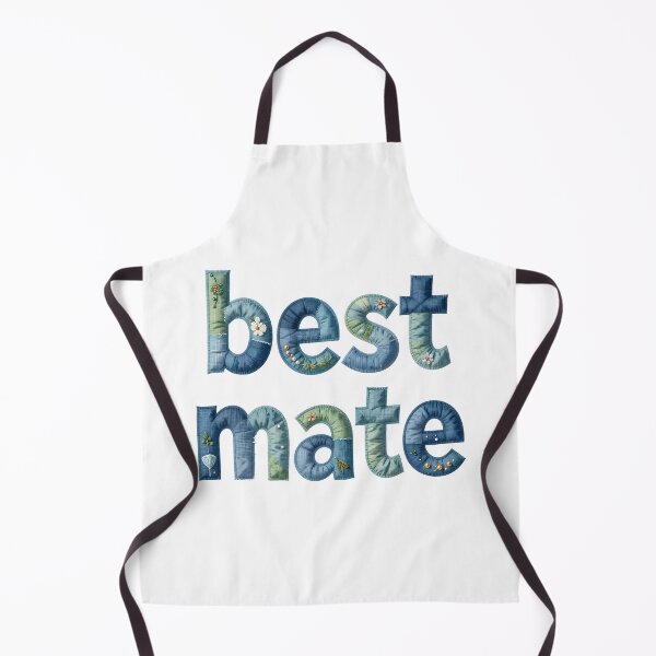 Item preview, BEST MATE - IN GREEN & BLUE FAUX LETTERING designed and sold by AlexOBrienArt.