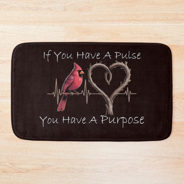 Item preview, If You Have A Pulse You Have A Purpose Cardinal Bird Inspirational Quote designed and sold by tamdevo1.