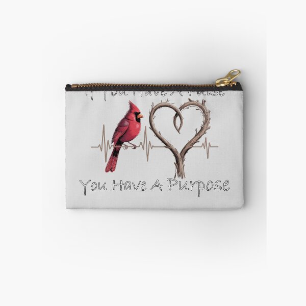 Item preview, If You Have A Pulse You Have A Purpose Cardinal Bird Inspirational Quote designed and sold by tamdevo1.