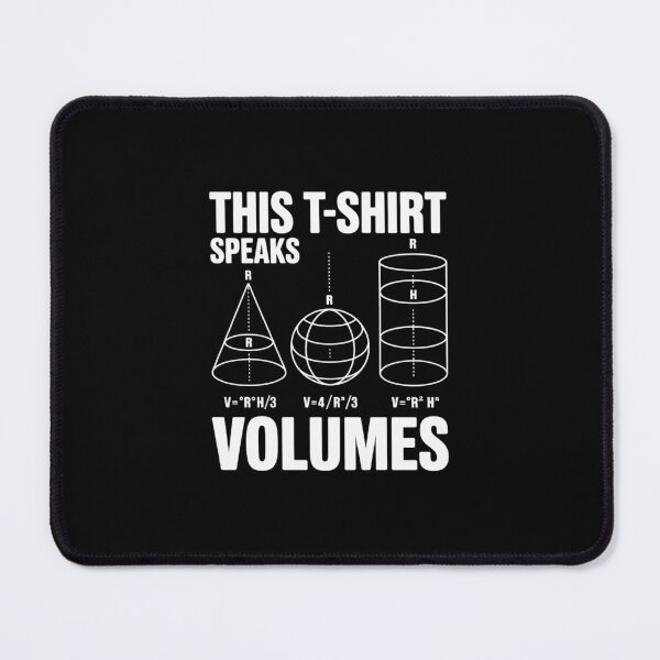 Item preview, Volumes Maths Science Geeky Pun  designed and sold by MarkLeedsArt.