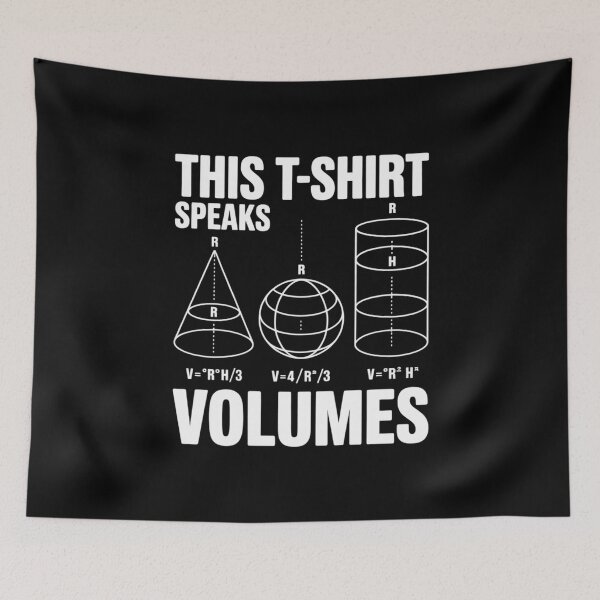 Item preview, Volumes Maths Science Geeky Pun  designed and sold by MarkLeedsArt.