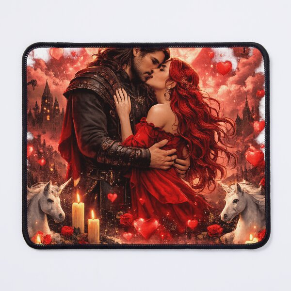 Item preview, Fantasy Valentine Romance – Magical Love Under the Heart Moon designed and sold by waldex44.