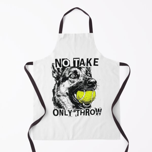 Item preview, No Take Only Throw Funny Tennis Ball Dog Quote Illustration designed and sold by WayTBeenkenArt.