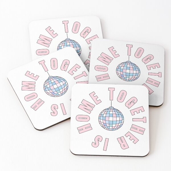 Item preview, Together Together Pink And Blue Disco Ball - Home Is Where We Are Together designed and sold by eMKa82.