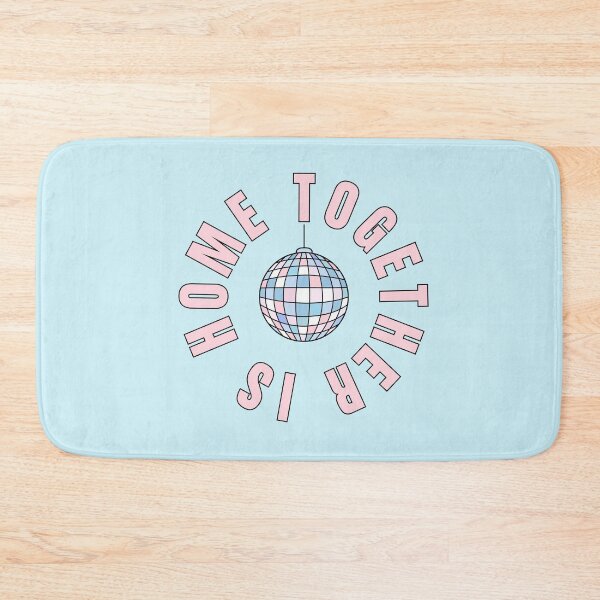 Item preview, Together Together Pink And Blue Disco Ball - Home Is Where We Are Together designed and sold by eMKa82.
