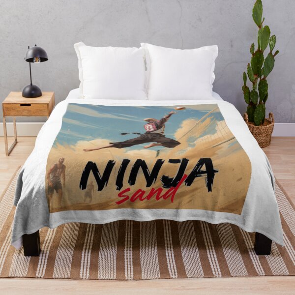Item preview, Ninja Sand Volleyball Print designed and sold by Lichentroupe63.