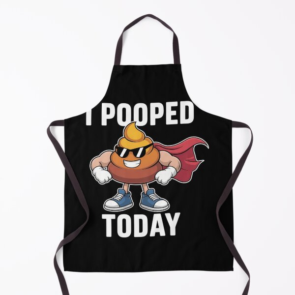 Item preview, Scatological Poop Humor I Pooped Today Superhero Funny designed and sold by comptorasunfia.