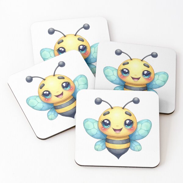 Item preview, Cute watercolor bee designed and sold by Tisunigo.