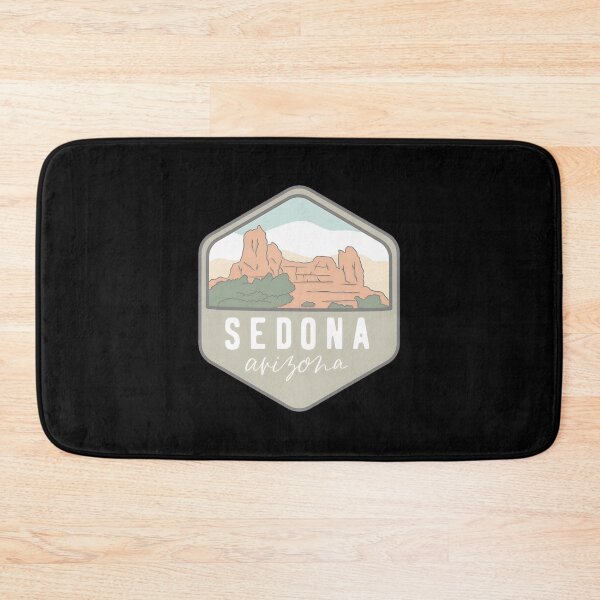 Item preview, Sedona Arizona Red Rock Landscape Badge designed and sold by Mr-design1.