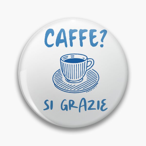 Item preview, Caffè Si Grazie Italian Coffee Quote designed and sold by CleanDecor.