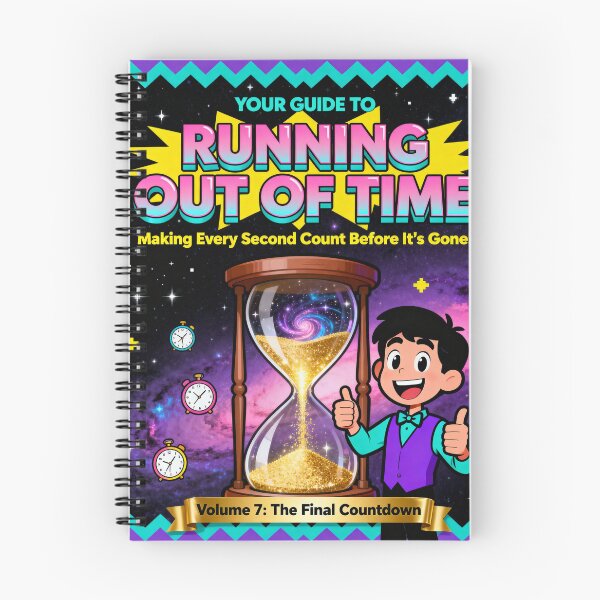 Item preview, Running Out of Time - 90s VHS Parody Art designed and sold by PictorialWhimsy.
