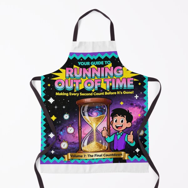 Item preview, Running Out of Time - 90s VHS Parody Art designed and sold by PictorialWhimsy.