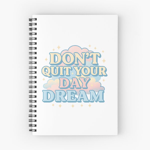 Item preview, Don’t Quit Your Day Dream – Pastel Cloud Inspirational Design designed and sold by SVALANART.