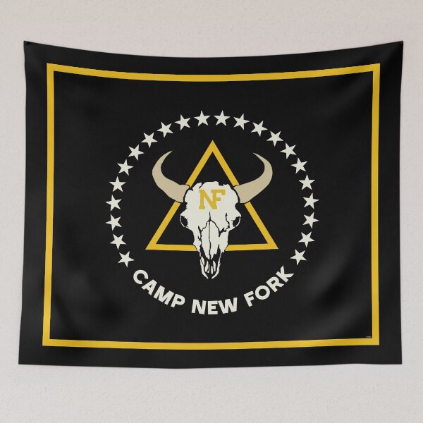 Item preview, Camp New Fork Flag (1925-2024) designed and sold by tjdayley.