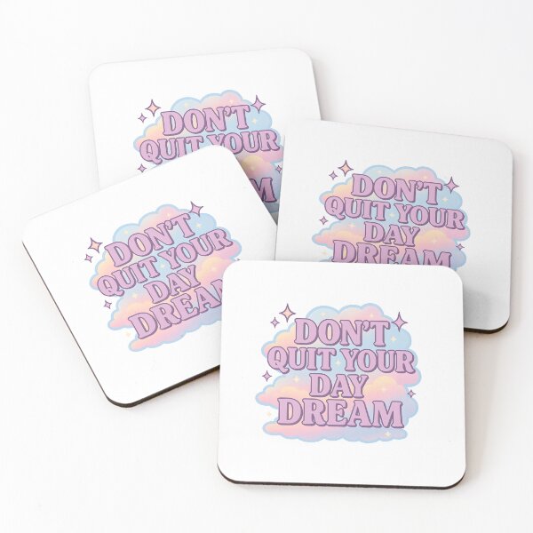 Item preview, Don’t Quit Your Day Dream – Inspirational Pastel Cloud Design designed and sold by SVALANART.