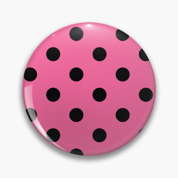 Item preview, Black polka dots on pink background designed and sold by RishabhArts1.