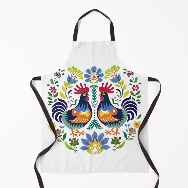 Item preview, Polish Flowers Rooster| Wycinanki | Folklore | Folk Art Blue designed and sold by xiao xuans.