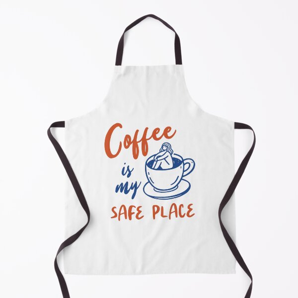 Item preview, Coffee Is My Safe Place Cozy Quote designed and sold by CleanDecor.