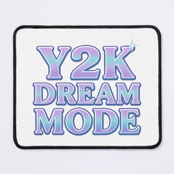 Item preview, Y2K Dream Mode – Futuristic 2000s Aesthetic Typography designed and sold by SVALANART.