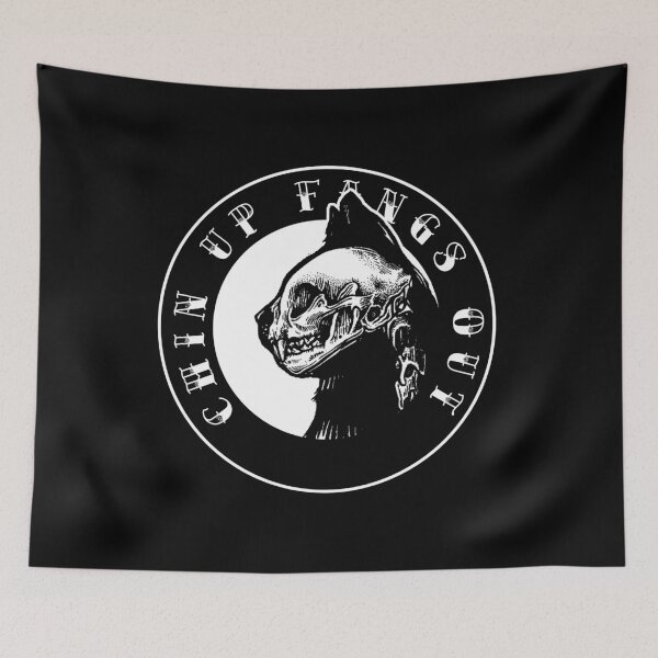 Item preview, Chin up fangs out (antifa) designed and sold by remerasnerdas.