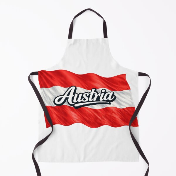 Item preview, Austria Waving Flag Typography Design | Austrian Flag Pride Art | Austria National Flag Graphic designed and sold by GarnerSupplyCo.