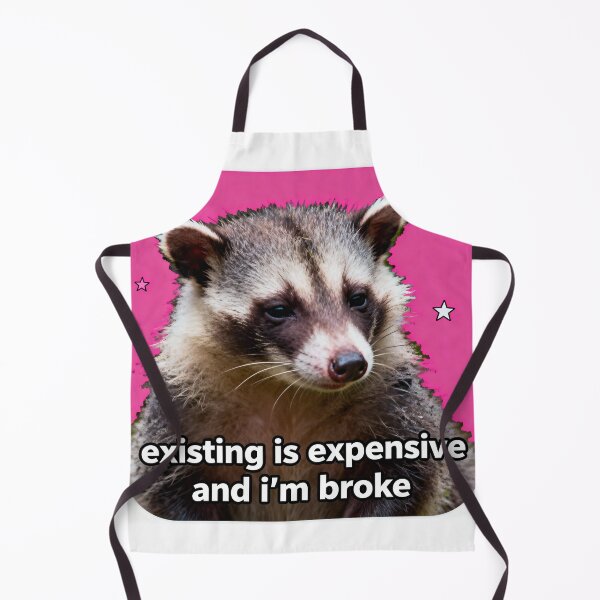 Item preview, Existing Is Expensive Possum - Relatable Meme designed and sold by PictorialWhimsy.