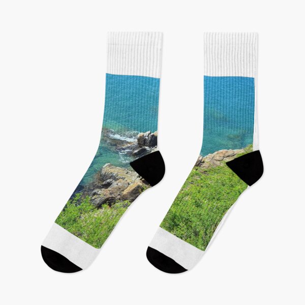 Item preview, Looking Down On Rocky Shore St. Martin designed and sold by LisaWootenPhoto.