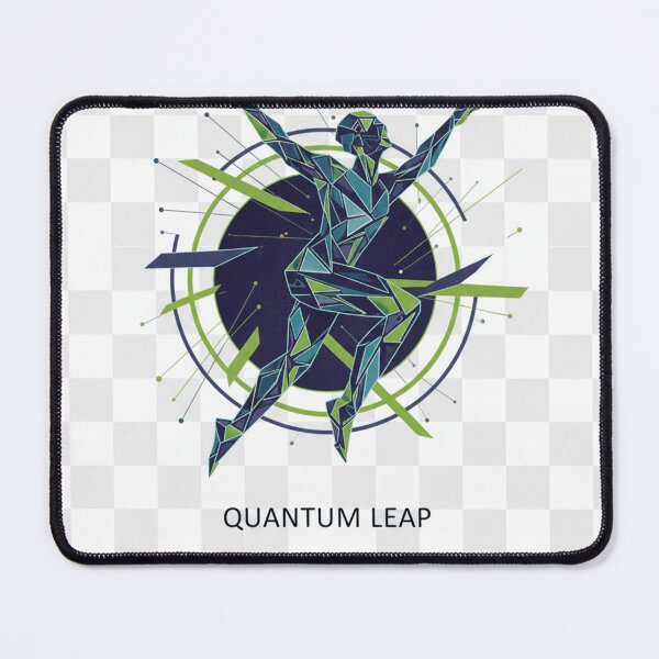 Item preview, Quantum Leap Geometric Futuristic Figure Sticker – Abstract Sci‑Fi Motion Art designed and sold by mdj96.