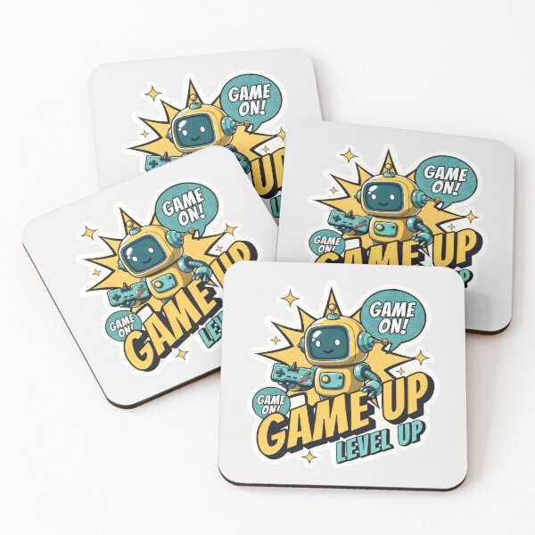 Item preview, Retro Gaming Bot Level Up Edition designed and sold by SplashTastic.