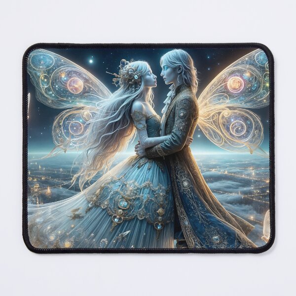 Item preview, The magic of lovers above the night city (second version) designed and sold by KunstGeist.